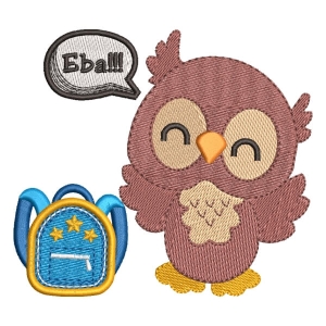 Coruja de Volta as Aulas