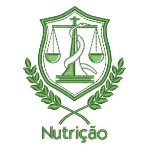 Matriz de bordado Logo Nutrição