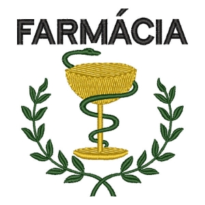 Matriz de bordado Logo Farmácia 