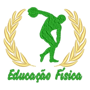 Matriz de bordado Logomarca Educação Física