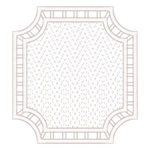 Matriz de bordado Moldura (Richelieu)