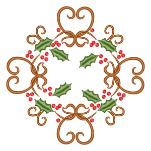 Matriz de bordado Ornamento Natalino