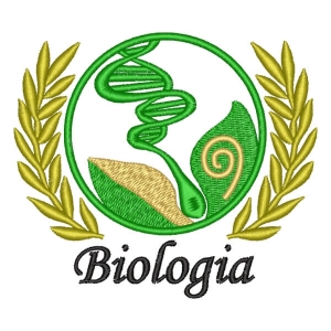 Matriz de bordado Logomarca Biologia