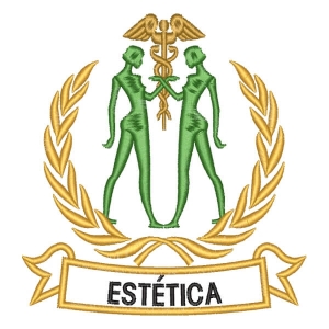 Matriz de bordado Logomarca Estética com Nome