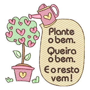 Frase Plante o Bem (Pontos Leves)