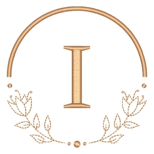 Alfabeto em Moldura Letra I