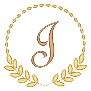 Alfabeto em Moldura Letra J