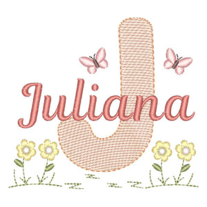 Alfabeto no Jardim com Nome Letra J (Pontos Leves)