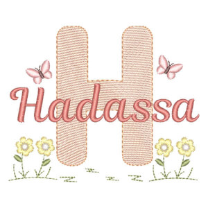 Alfabeto no Jardim com Nome Letra H (Pontos Leves)