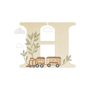 Alfabeto Trenzinho H