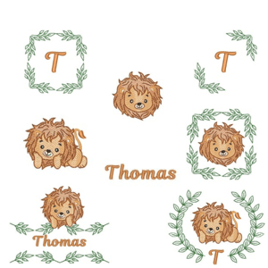 Leãozinho e Molduras ( Pontos Leves)