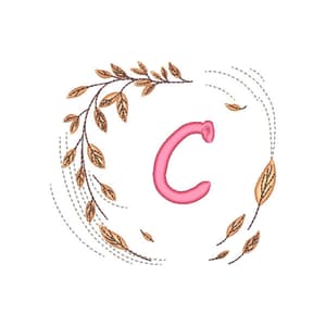 Moldura Folhas ao Vento (Pontos Leves)