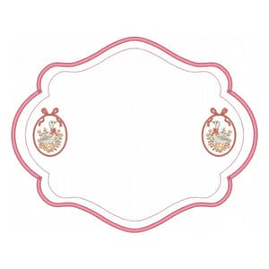 Moldura sousplat gansinho (Aplique)