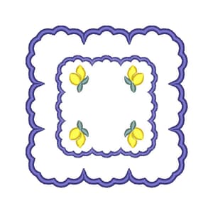 Moldura Porta Copos limão (Aplique)