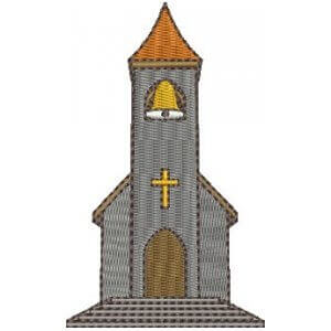 Matriz de bordado Igreja 3