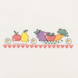 Matriz de bordado Frutas (Ponto Cruz) 17