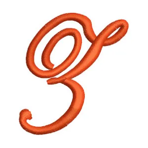 Matriz de bordado Edwardian script Z maiusculo Matriz de bordado Edwardian script Z maiusculo