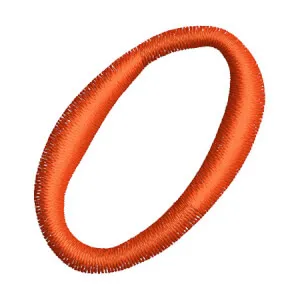 Matriz de bordado Edwardian script 0 Matriz de bordado Edwardian script 0