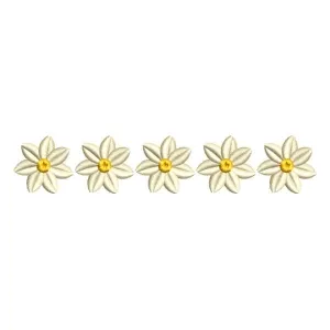 Matriz de bordado Barrinha de Margaridas Matriz de bordado Barrinha de Margaridas