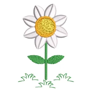 Matriz de bordado Flor Margarida Matriz de bordado Flor Margarida