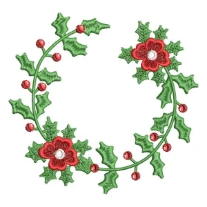 Matriz de bordado Moldura Natal Matriz de bordado Moldura Natal