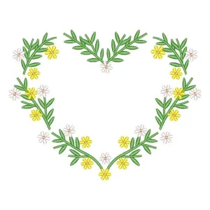 Matriz de bordado Moldura Floral Matriz de bordado Moldura Floral