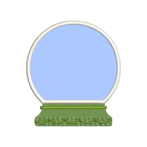 Matriz de bordado Globo de Neve (Aplique) Matriz de bordado Globo de Neve (Aplique)