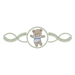 Matriz de bordado Borrado Ursinho Matriz de bordado Borrado Ursinho