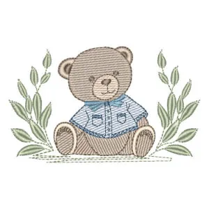 Matriz de bordado Ursinho em Moldura Matriz de bordado Ursinho em Moldura