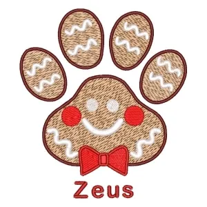 Matriz de bordado Bandana Pet de Biscoito com Nome Matriz de bordado Bandana Pet de Biscoito com Nome