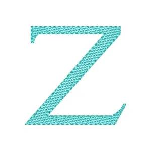 Matriz de bordado Alfabeto Letra Z Maiúscula Matriz de bordado Alfabeto Letra Z Maiúscula