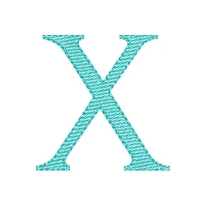 Matriz de bordado Alfabeto Letra X Maiúscula Matriz de bordado Alfabeto Letra X Maiúscula