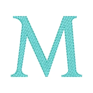 Matriz de bordado Alfabeto Letra M Maiúscula Matriz de bordado Alfabeto Letra M Maiúscula
