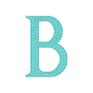 Matriz de bordado Alfabeto Letra B Maiúscula Matriz de bordado Alfabeto Letra B Maiúscula