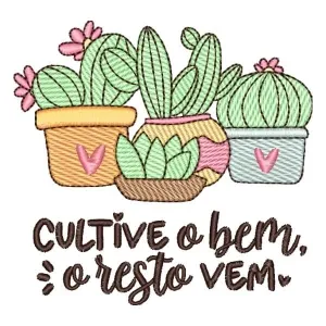 Matriz de bordado Frase Cultive o Bem (Pontos Leves) Matriz de bordado Frase Cultive o Bem (Pontos Leves)