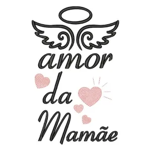 Matriz de bordado Amor da Mamãe Matriz de bordado Amor da Mamãe