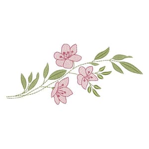 Matriz de bordado Ramo Floral (Pontos Leves) Matriz de bordado Ramo Floral (Pontos Leves)