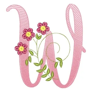 Matriz de bordado alfabeto floral letra z Matriz de bordado alfabeto floral letra z