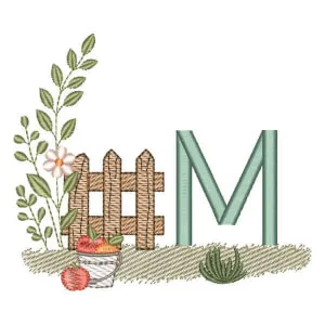 Matriz de bordado Cerquinha na Fazenda Matriz de bordado Cerquinha na Fazenda