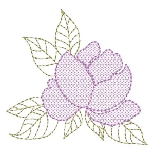 Matriz de bordado Rosa Lilás Matriz de bordado Rosa Lilás