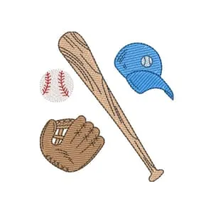 Matriz de bordado Beisebol (Pontos Leves) Matriz de bordado Beisebol (Pontos Leves)
