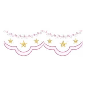 Matriz de bordado Barrinha com Estrelas (Pontos Leves) Matriz de bordado Barrinha com Estrelas (Pontos Leves)