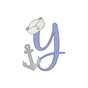 Matriz de bordado Y Marinheiro (Pontos Leves) Matriz de bordado Y Marinheiro (Pontos Leves)