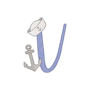 Matriz de bordado V Marinheiro (Pontos Leves) Matriz de bordado V Marinheiro (Pontos Leves)