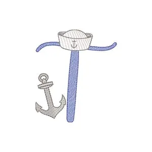 Matriz de bordado T Marinheiro (Pontos Leves) Matriz de bordado T Marinheiro (Pontos Leves)