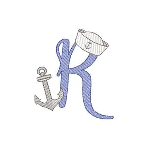 Matriz de bordado R Marinheiro (Pontos Leves) Matriz de bordado R Marinheiro (Pontos Leves)