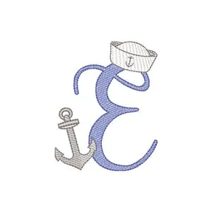 Matriz de bordado E Marinheiro (Pontos Leves) Matriz de bordado E Marinheiro (Pontos Leves)