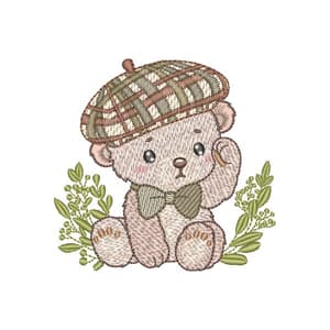 Matriz de bordado Ursinho Vintage Sentado (Pontos Leves) Matriz de bordado Ursinho Vintage Sentado (Pontos Leves)