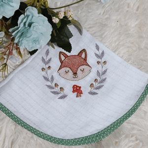 Matriz de bordado Moldura Raposa e Cogumelo (Pontos Leves) Matriz de bordado Moldura Raposa e Cogumelo (Pontos Leves)