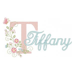 Matriz de bordado Letra T com Nome Alfabeto Doce Primavera (Pontos Leves) Matriz de bordado Letra T com Nome Alfabeto Doce Primavera (Pontos Leves)